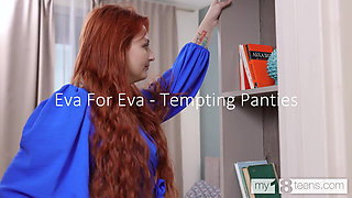 My18teens - a Redhead Girl Gets Excited by the Smell of Panties and Masturbates