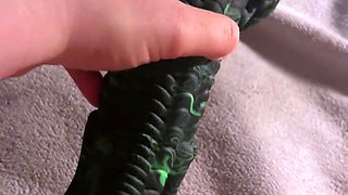 Monster cock dildo for my tight pussy until I squirt