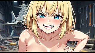 Cute Girls in Space Yard, Ai Animation