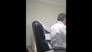 Hot Latina MILF fucks doctor in his office with her big natural tits