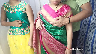 Indian Desi Threesome Video.