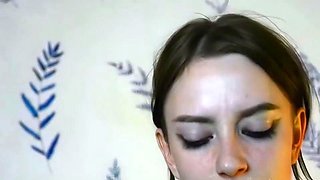 Homemade Ametur Emo Girl blowjob and sex on webcam