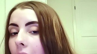 Amateur Facial For Teen Brunette