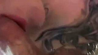 Lucky's first gangbang