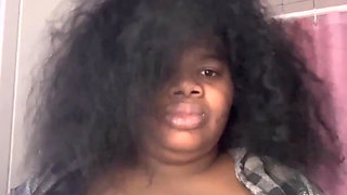 In the shower out the shower