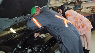 Hot Petite Wife in Heels Cheats on Husband with Big Cock - Amateur Homemade Sex