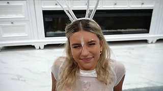 Shy 18 Year Old College Freshman gets Throat Fucked after Party