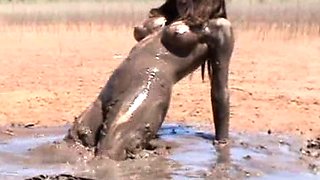 Amateur redhead MILF has facial