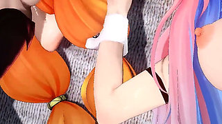 Wuthering Waves - Sigrika and Denia Naughty Club Party Fuck - 3D Hentai Animations