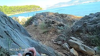 NaughtyGardenGirl Gets Naked at Non Nude Beach - Public Flashing & Exhibitionist Fun