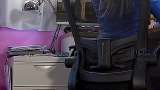 Wetsuit Under My Office Clothes Exposed & Punished