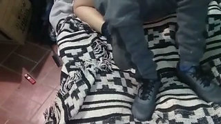 Girl with Montano Dress with the Mattress on the Floor