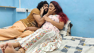 T Shirt and Skirt Hot Romantic Lip Lock in Bedroom Romance