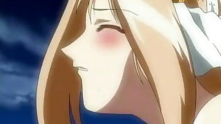 Anime chick gets jizz on her booty