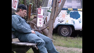 A Young Redhead Eager for Cock Rides Gas Station Attendant's Big Cock