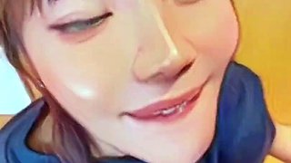Seductive hentai cocksucker gets what's cumming to her