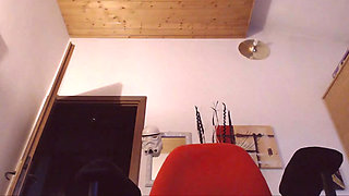 Your Beautiful Italian Stepmother Has Crazy Orgasms at the Computer Desk