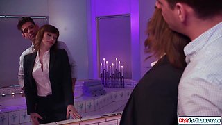 Huge-titted trans wifey Izzy Wilde is bathed by her luving spouse.The good-sized globes transgirl is wanked off and inhaled.The dark-haired tgirl is bum sex barebacked