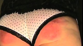 Hard paddle strokes on ass slutty bimbo