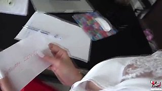 Angel The Dreamgirl gives deep throat blowjob on boss's orders