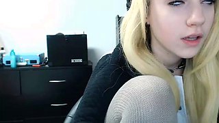 Blonde teen Sierras first erotic masturbation video