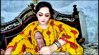 Hot Iranian Girl in Tight Yellow Salwar Kameez  Massive Boobs Titfuck And Hard Cock Play  Real Homemade