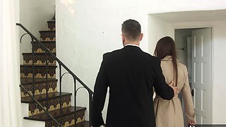 Juan Lucho and Izzy Lush enjoy romantic missionary sex