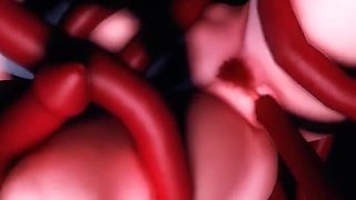 Beauty Queen Get Super Dildo - 3D Animation