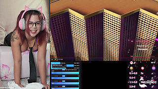 I Get So Turned On Watching Classic Hentai Lingeries That I Moan While My Fuck Machine Pounds Me