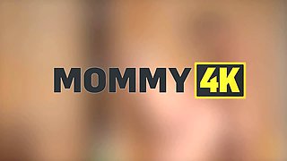 Mommy4k. naive gf was waiting for a bf while he was hardcore her mom at the kitchen