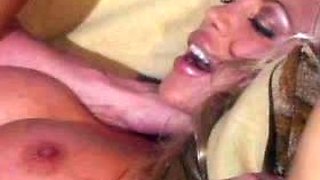 Mexicana blowjob with her big boobs