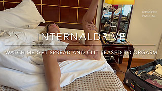 Watch Me Get Spread and Clit Teased to Orgasm