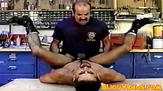 Hung retro ass banging cop drills a horny bottom butt pirate