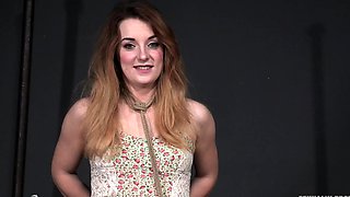 Amateur fetish BDSM action with redhead