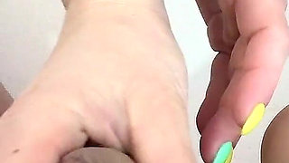 Beautiful Footjob in Pentyhose