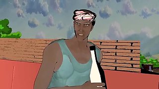 Indian Housewife Brutal Anal Sex with 3D AI Girl - Hot Hotel Face Fuck & Gaping Cumshot