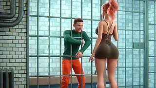 Cheating Wife Paid with her Body to get her Husband Out of Prison (Realistic Sexgame)