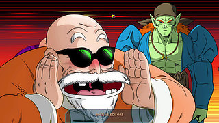 Kame Paradise Multiversex 3 - Roshi Fucking Zangya's Fat Ass