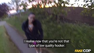Hot ladies moisten for a man in uniform - faux cop