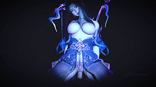 3D Hot Cosplay Super Model Naked Her Perfect Boobs Got Fucked