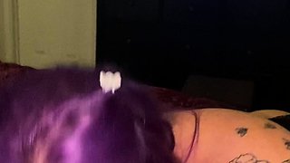 Amateur Curvy Girl Blowjob and Cum on Face and Big Boobs