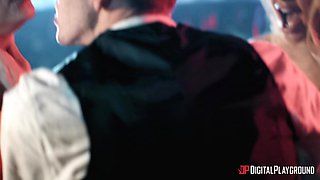 Danny D's Wild Threesome Unleashes Passion in a Steamy Dinner