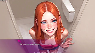 Horny Wife Fucked by a Stranger in Public Toilet and Cheated Husband - 3D Hentai Animated Porn - Mila Ai