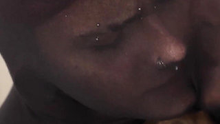 Goddesses Kissing and Licking Each Other Encased in Nylon!