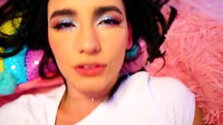 Perfect ass brunette banging POV close up style