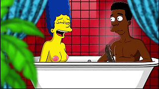 Cuckold's Wife Doesn't Like Being Alone. Cartoon Parody.