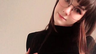 Curly Blonde Teen Records Solo Dildo Masturbation More at