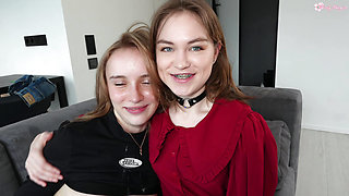 My Deepest Throat Is Overflowing with Cum and Saliva! Young Polly Young Gags From a Hard Blowjob!