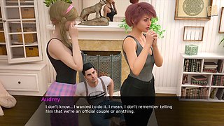 Steamy visual novel featuring a hot blonde with big boobs