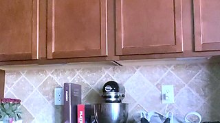 Sexy Blonde Babe With Big Boobs Strips Bra